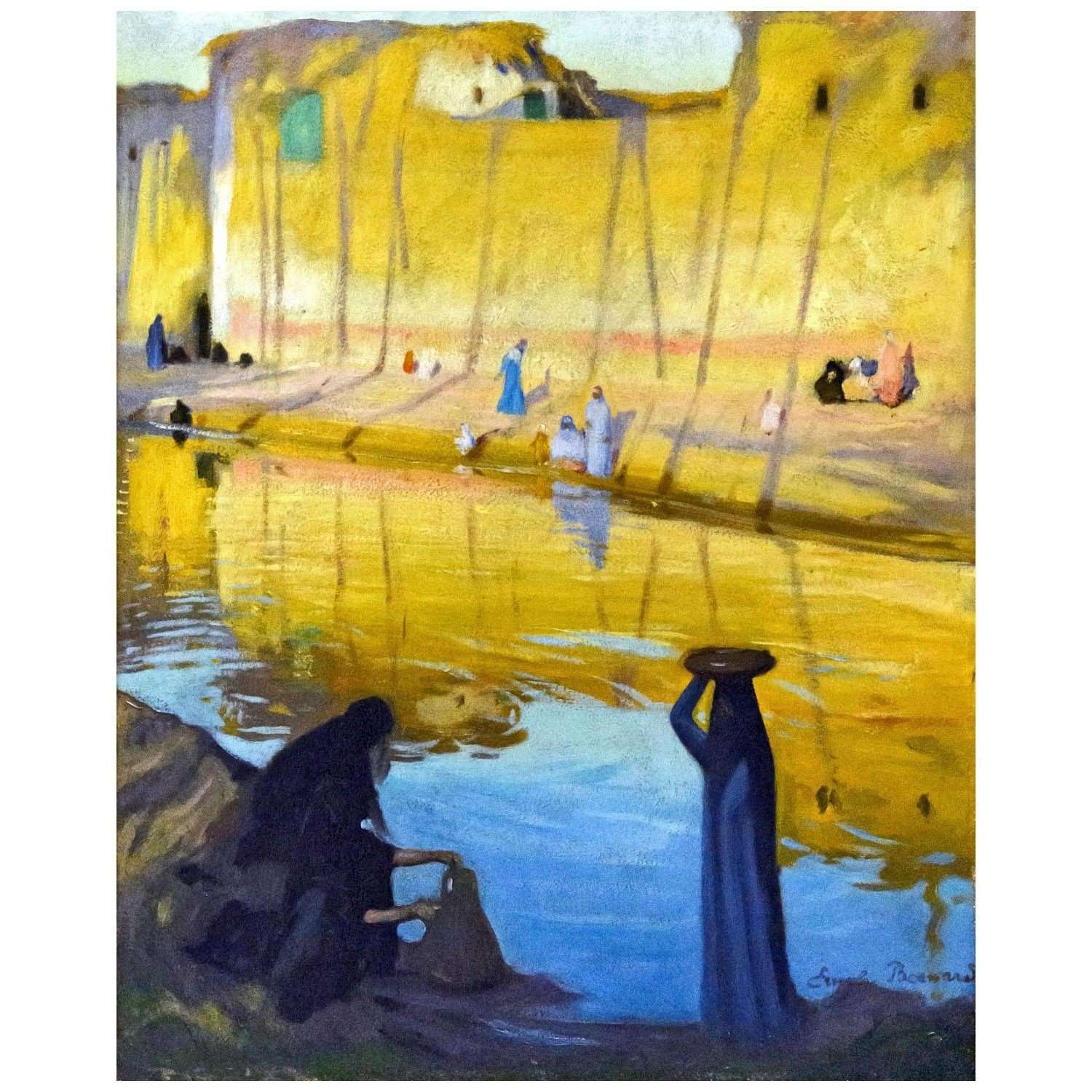  Emile Bernard. Bords du Nil ? Marg, effet du soir. 1903. MBAH de Narbonne
