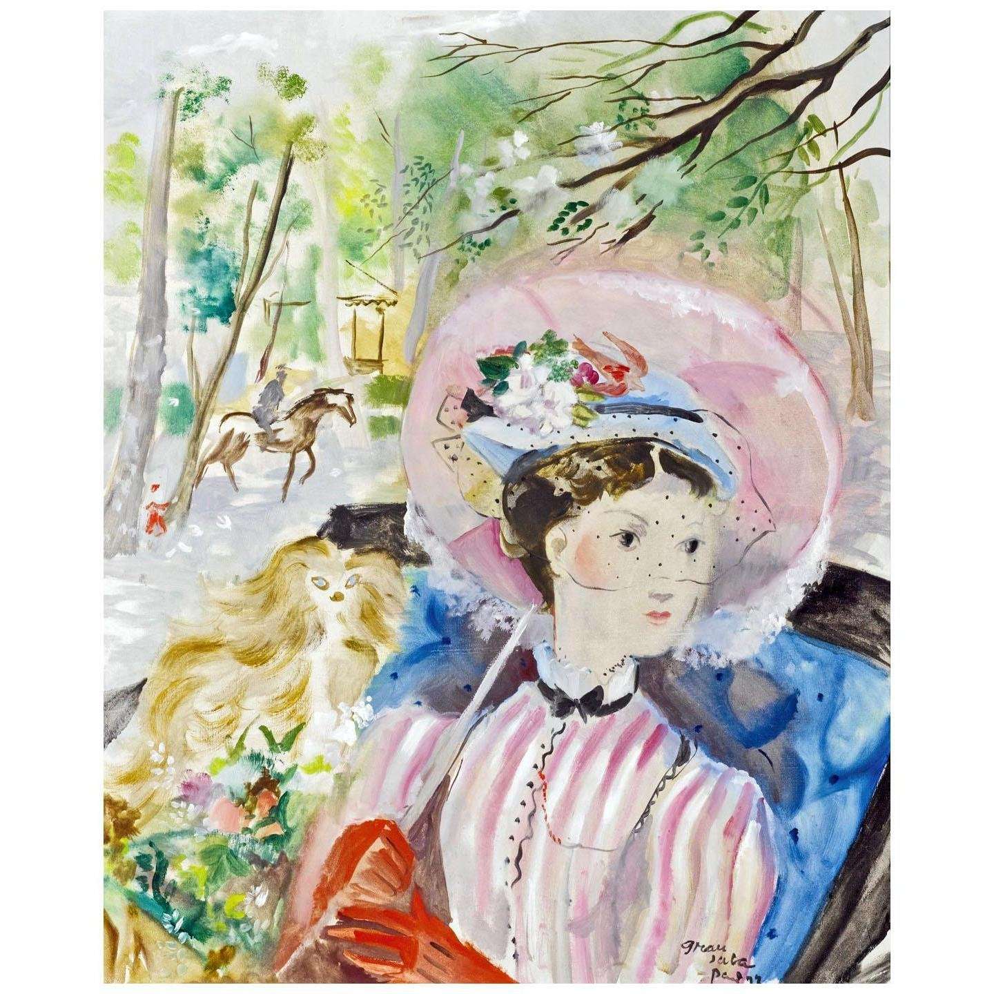 ������ ����Emilio Grau Sala. Young Girl with Parasol. 1937