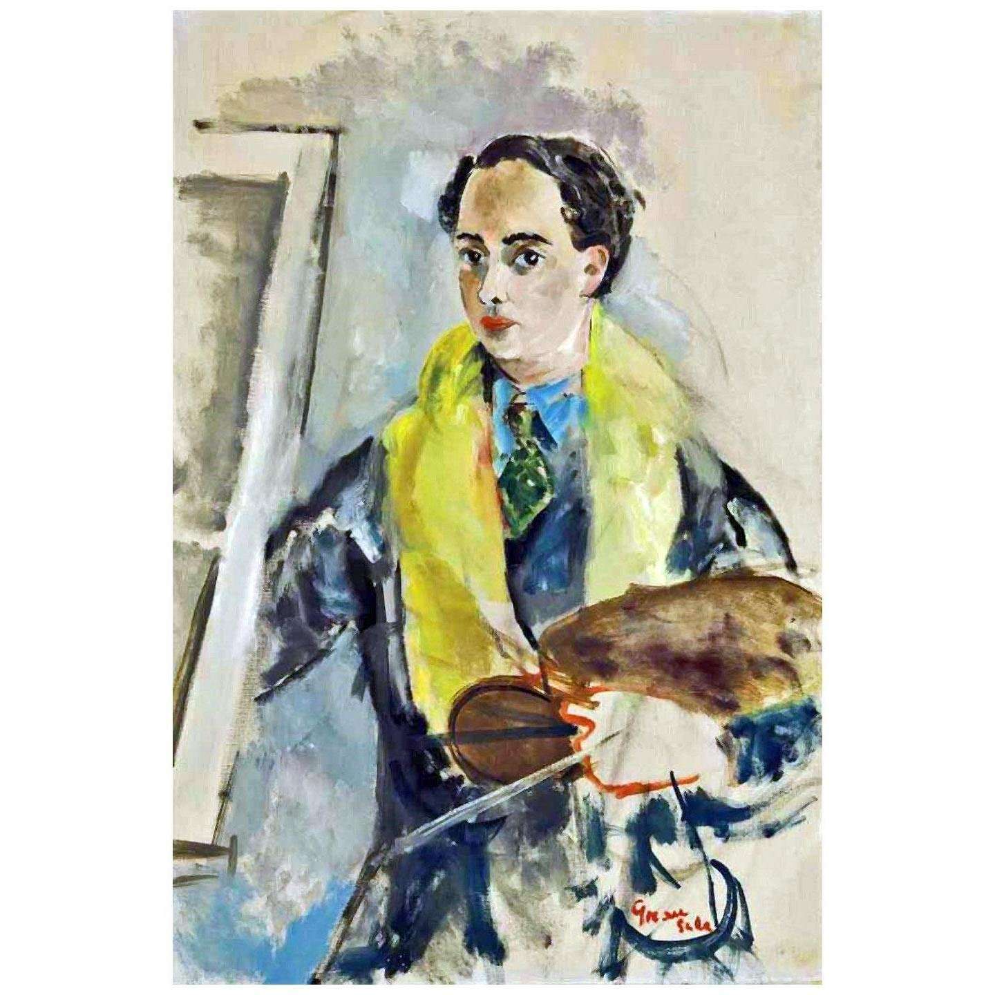 ������ ����Emilio Grau Sala. Self-portrait. 1938