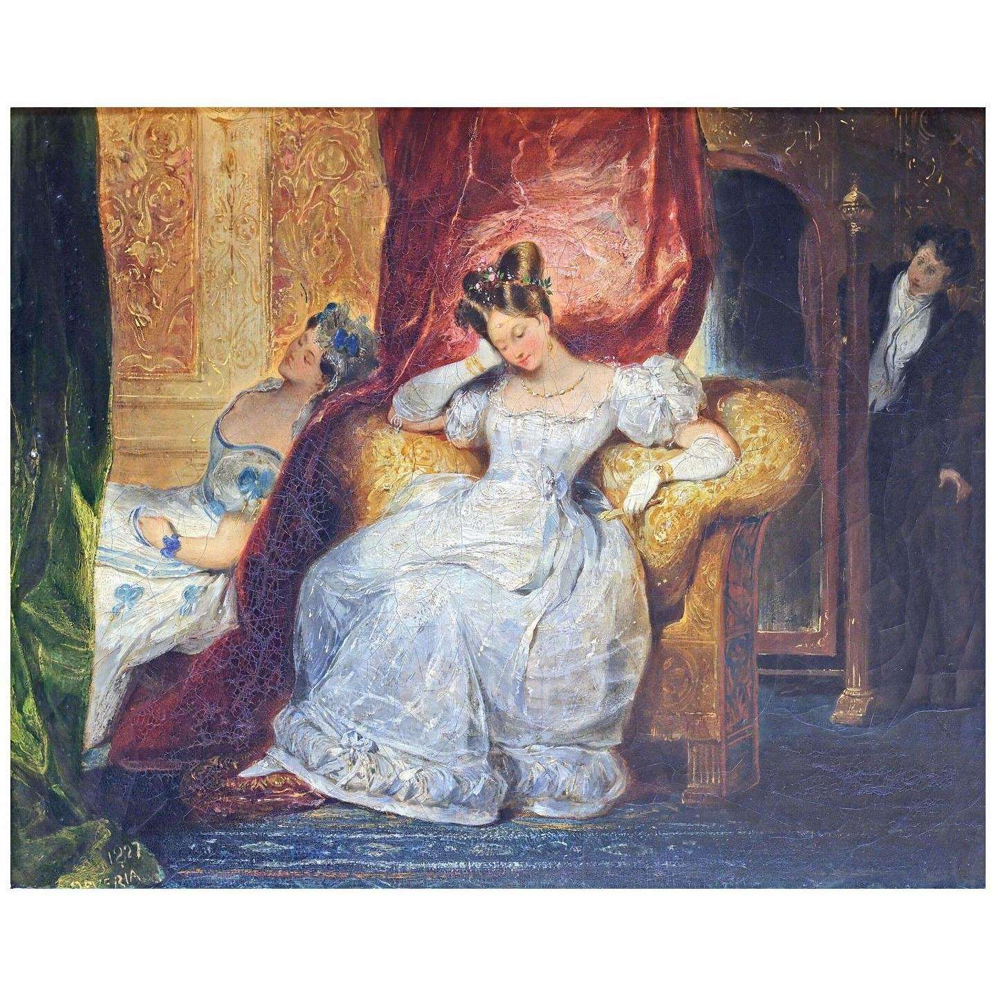  Eugene Diveria. Jeunes femmes assises. 1827. Musee du Louvre Paris