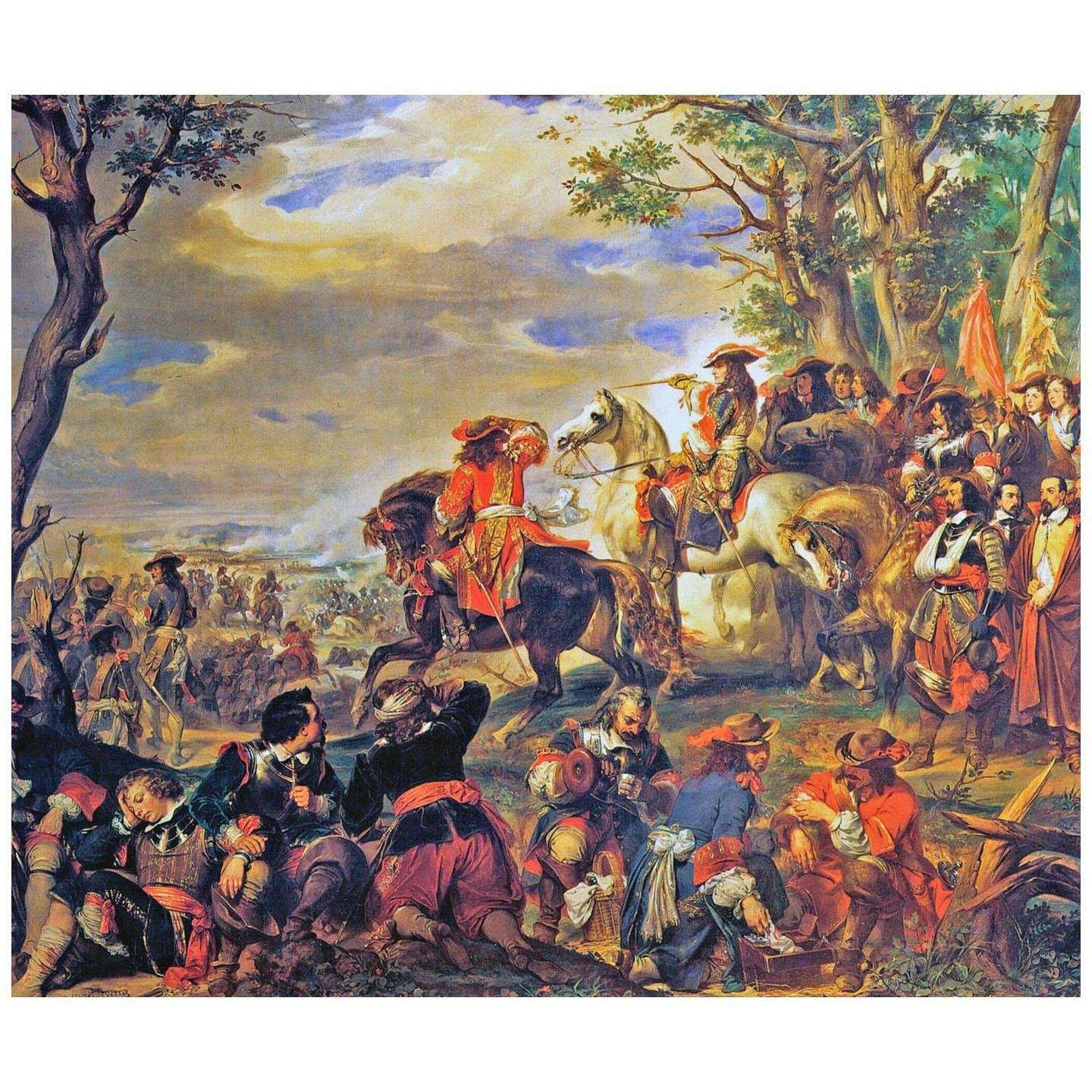  Eugene Diveria. Bataille de la Marsaille. 1837. Chateau de Versailles