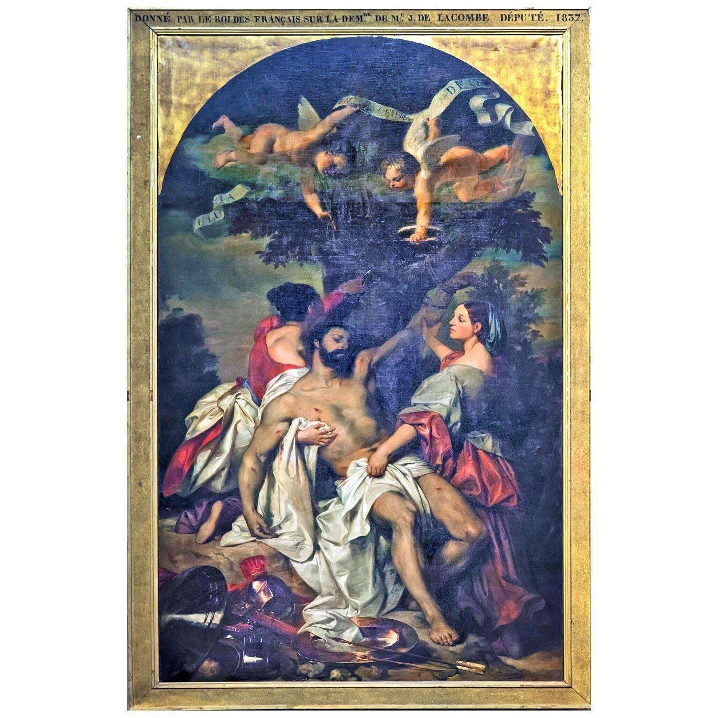  Eugene Diveria. Saint Sebastien. 1837 Eglise Saint-Michel de Gaillac