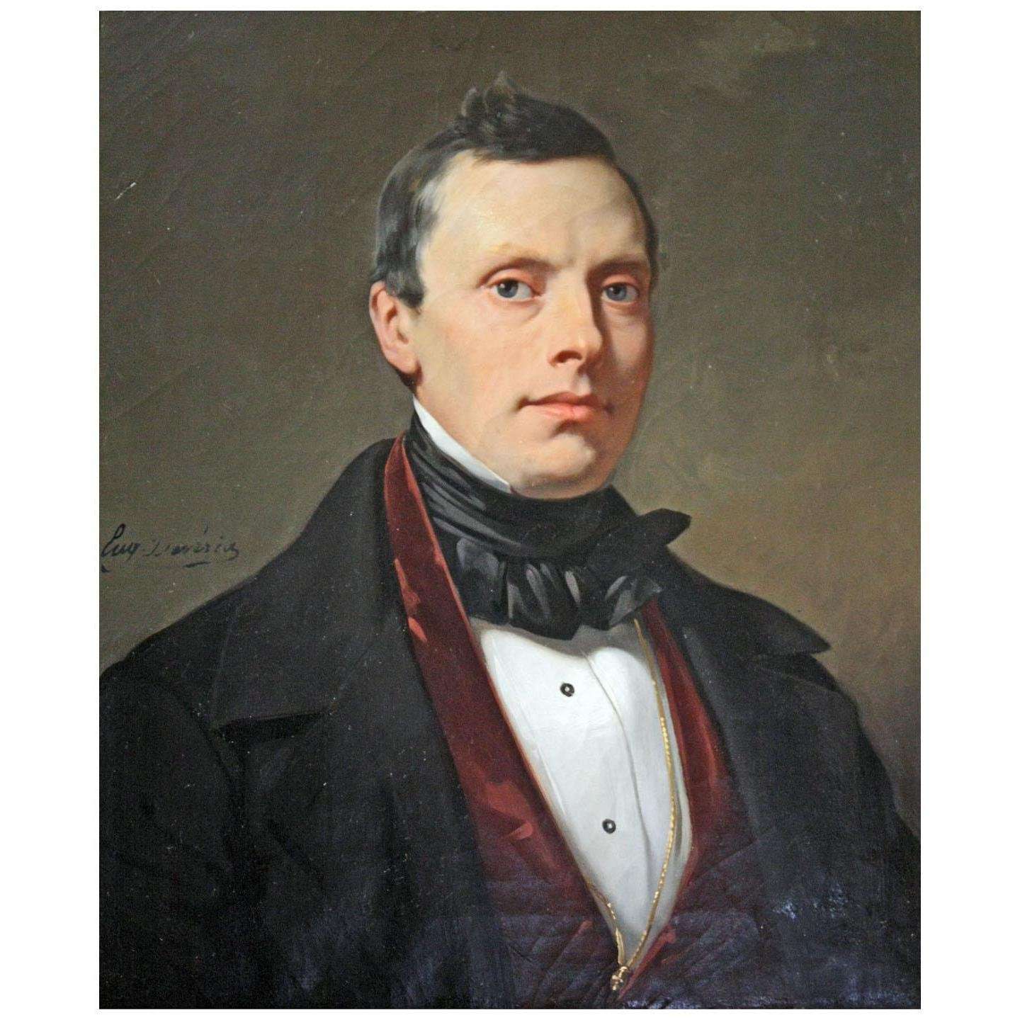  Eugene Diveria. Philippe-Adolphe Courcier. 1845. Musee des Beaux-arts de Pau