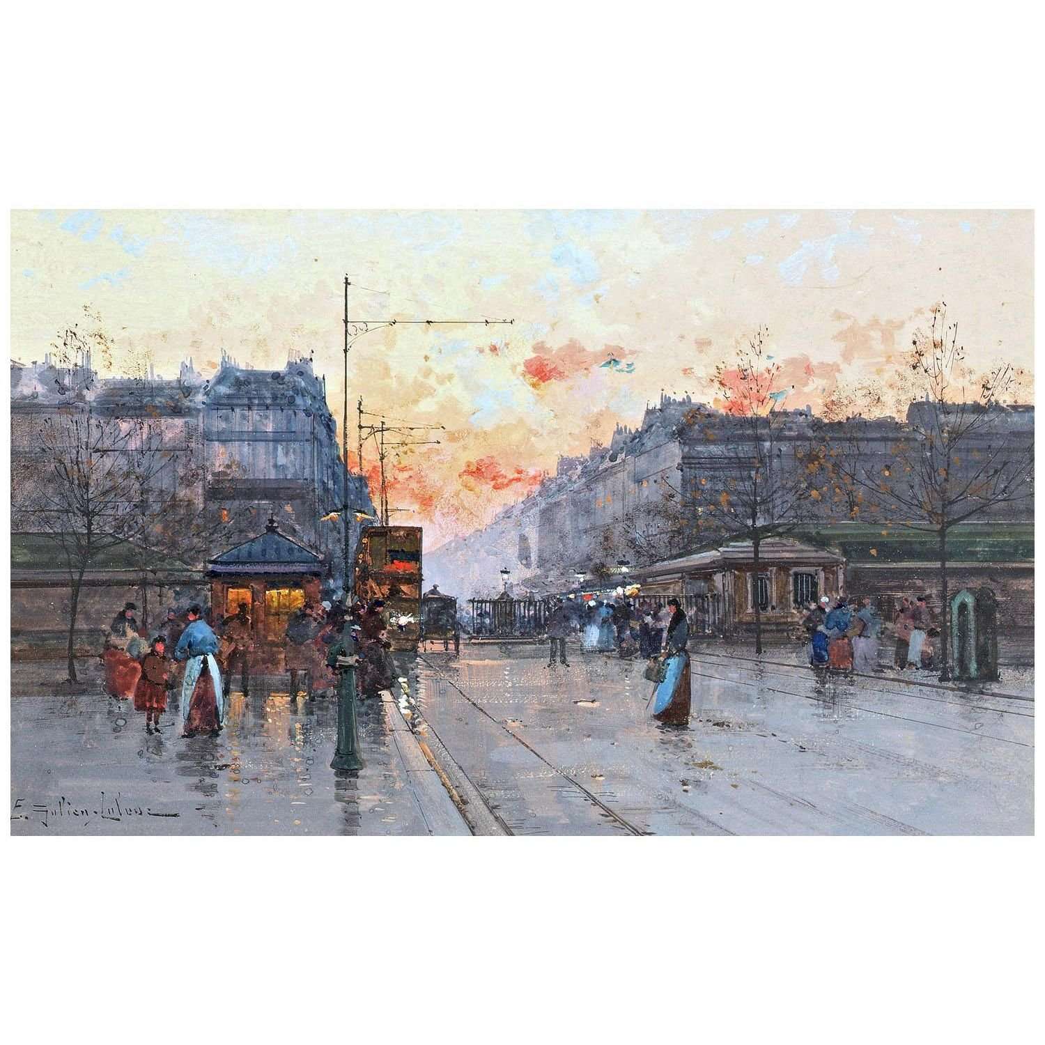  -Eug?ne Galien-Laloue. Porte de Chatillon. 1890