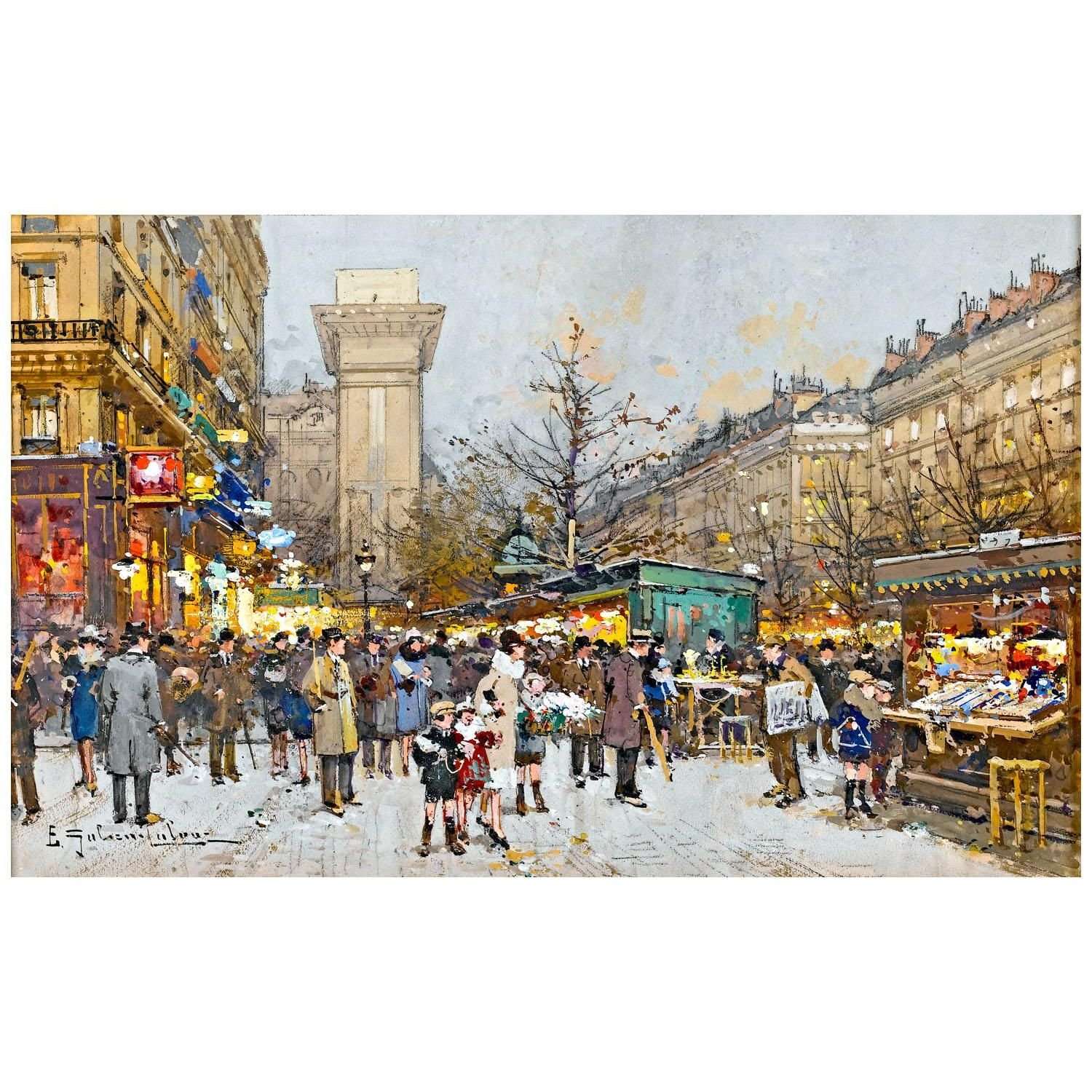  -Eug?ne Galien-Laloue. Porte Saint-Denis. 1905