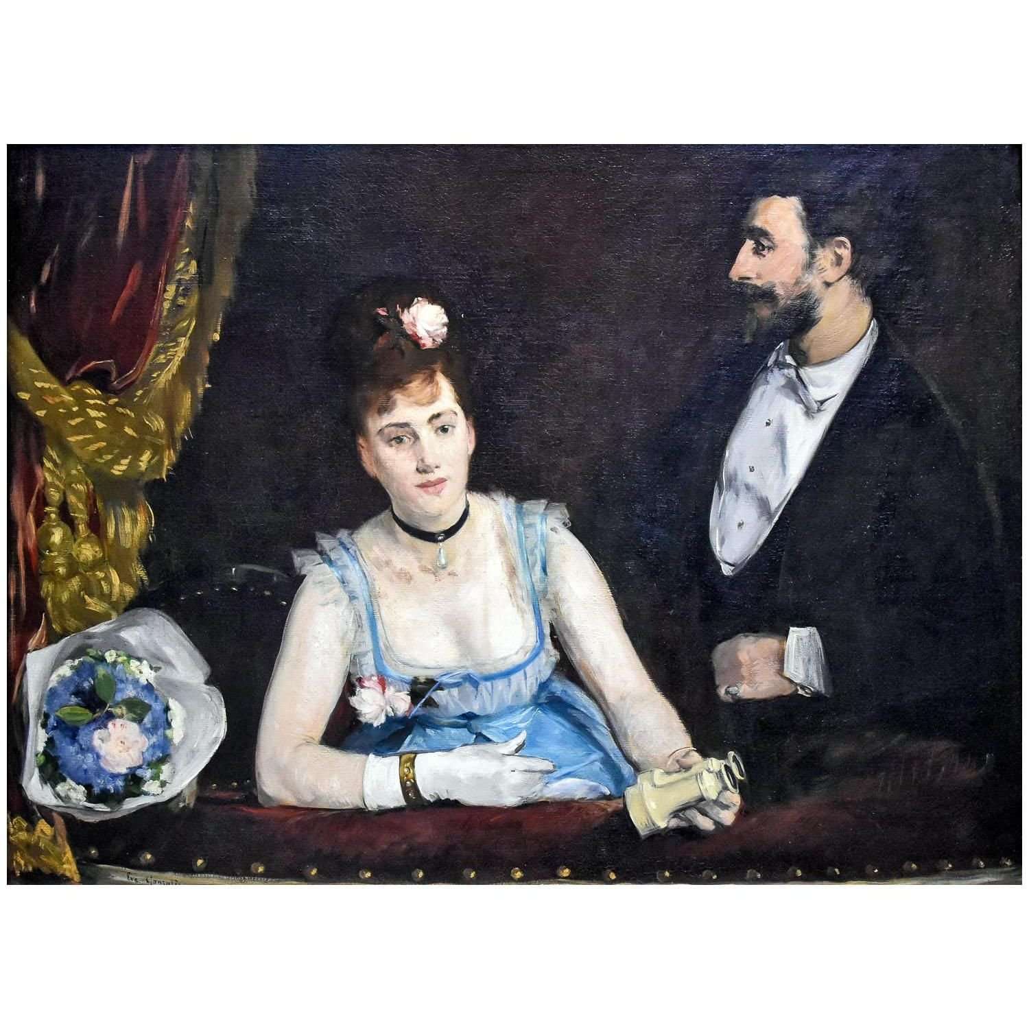  Eva Gonzales. Une loge aux Th??tre Italien. 1874. Mus?e d'Orsay
