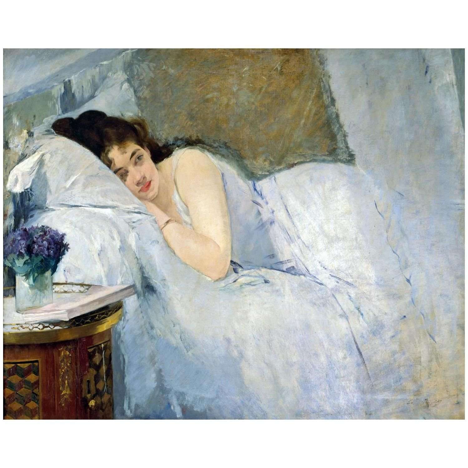  Eva Gonzales. R?veil Matinal. 1876. Kunsthalle Bremen