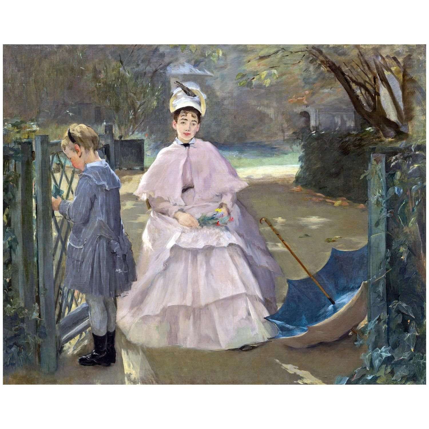  Eva Gonzales. Nounou avec enfant. 1877. NGA Washington