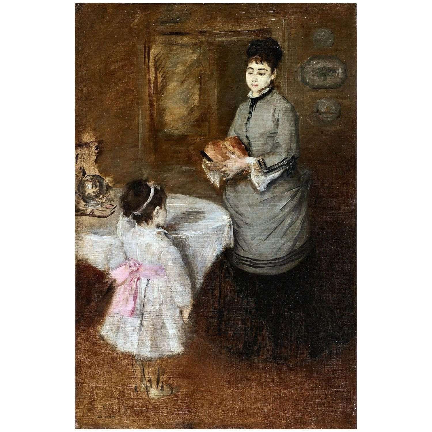 Eva Gonzales. Th? de l'apr?s-midi. 1878. Dallas Museum of Art