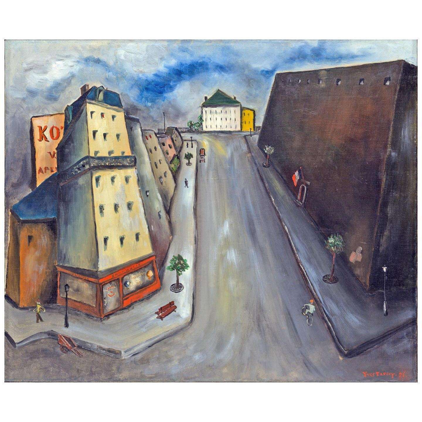  Yves Tanguy. Rue de la Sante. 1925. MoMA New York
