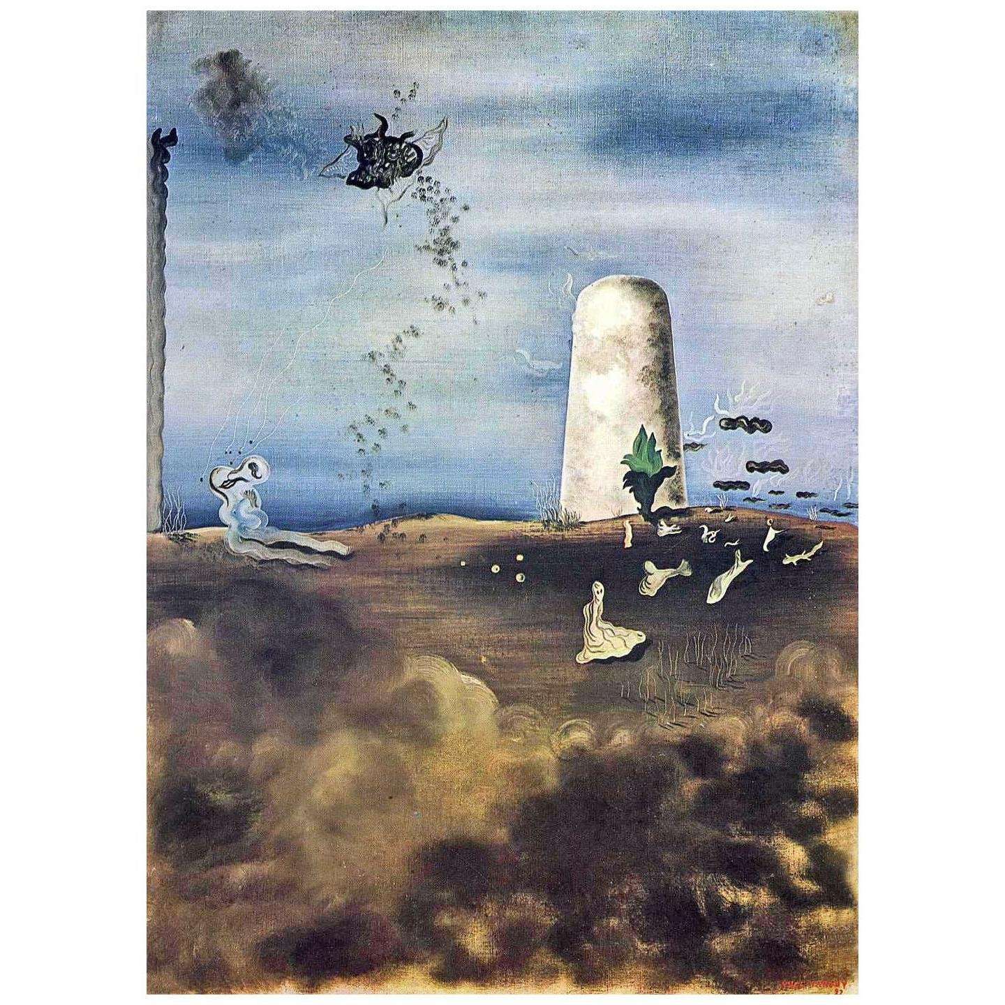  Yves Tanguy. Death Watching his Family. 1927. Museo Thyssen Bornemisza Madrid