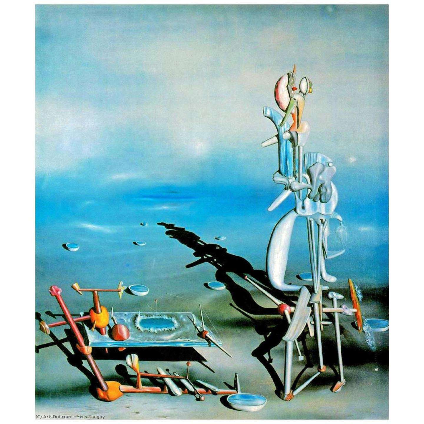  Yves Tanguy. Divisibilite indefine. 1942. Buffalo AKG Art Museum