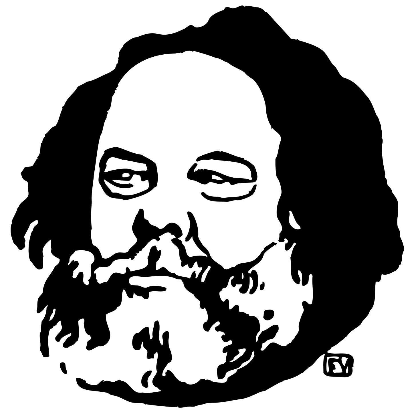  Felix Vallotton. Mikhail Bakunin. 1895. Bibliotheque nationale de France