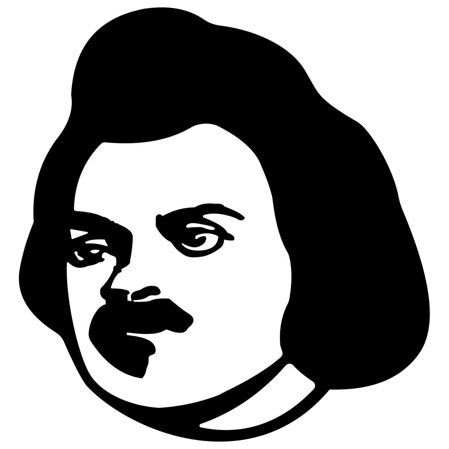 Felix Vallotton. Honore de Balzac. 1895. Bibliotheque nationale de France