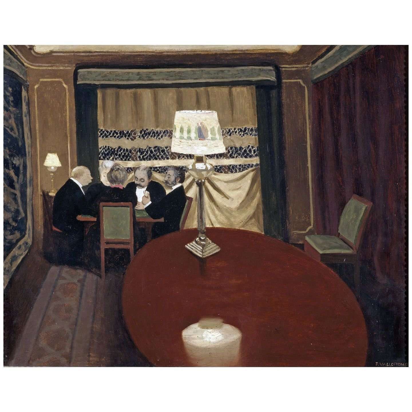  Felix Vallotton. Le Poker. 1902. Musee dOrsay