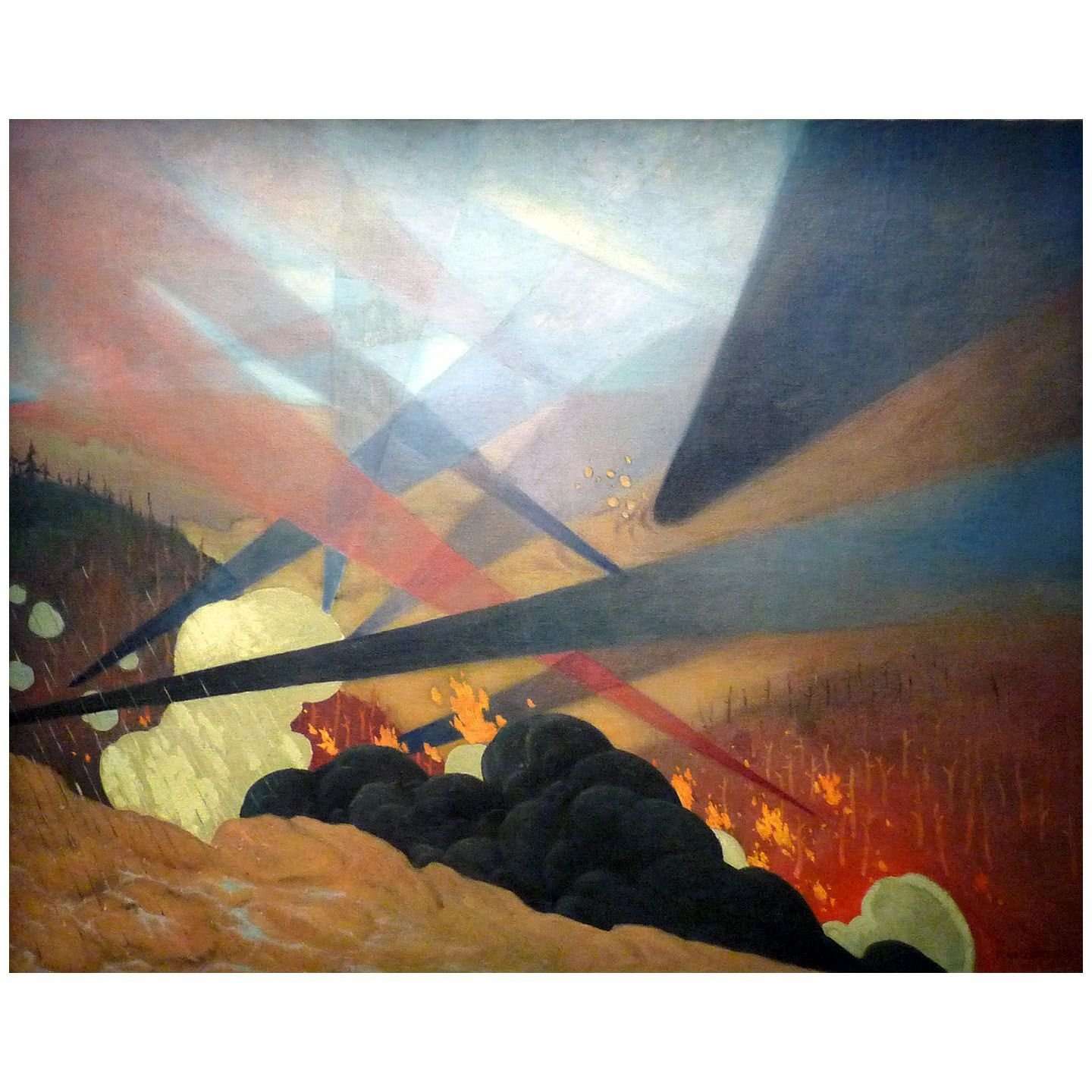  Felix Vallotton. Verdun. 1917. Musee de lArmee Paris