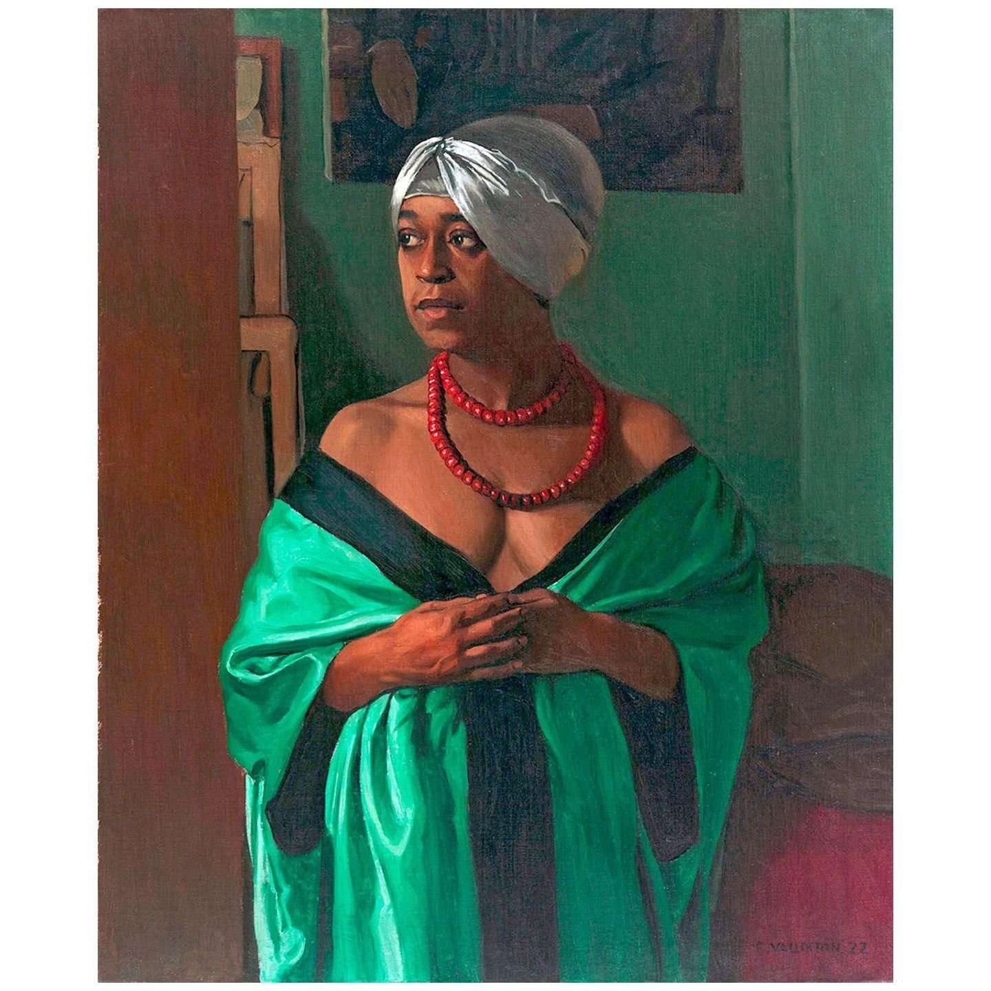  Felix Vallotton. Aicha Goblet. 1922. Hamburger Kunsthalle