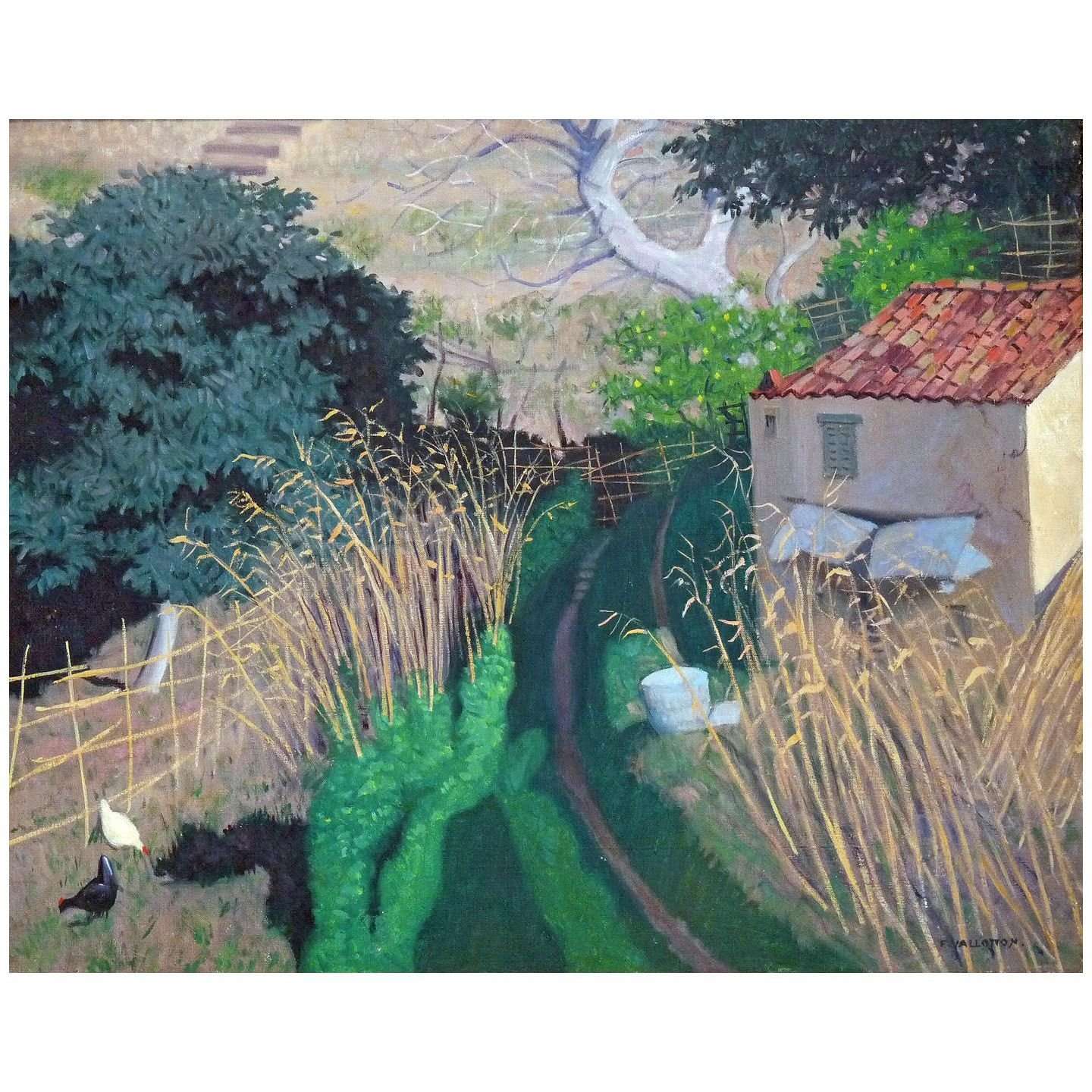  Felix Vallotton. Maison et roseaux. 1923. MAMCS Strasbourg