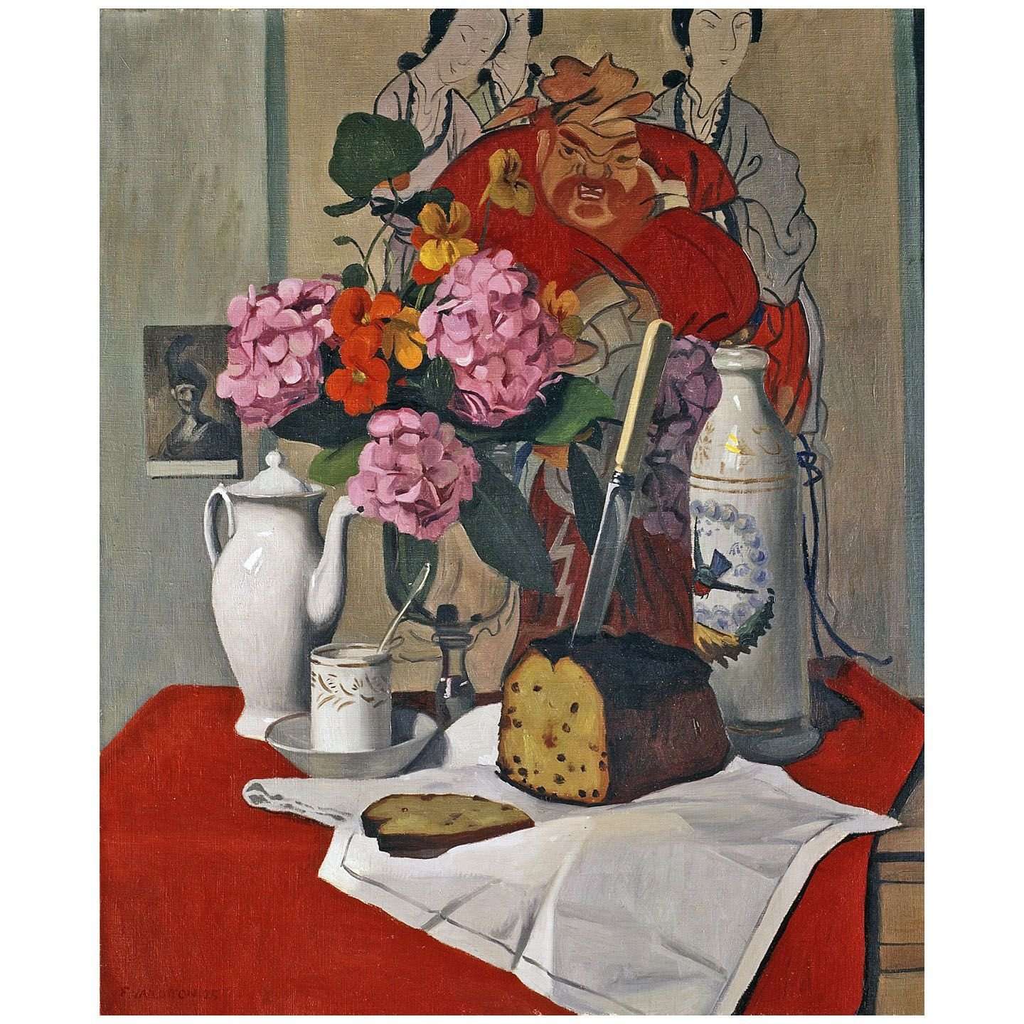  Felix Vallotton. Nature morte avec des fleurs. 1925. Metropolitan Museum NY