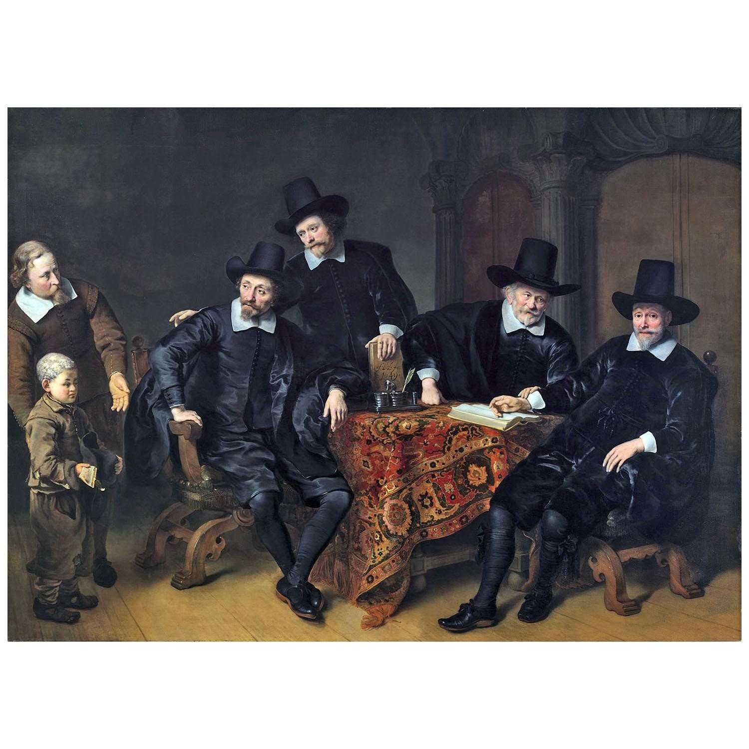  Ferdinand Bol. The Regents of The Leper House. 1649. Amsterdam Museum