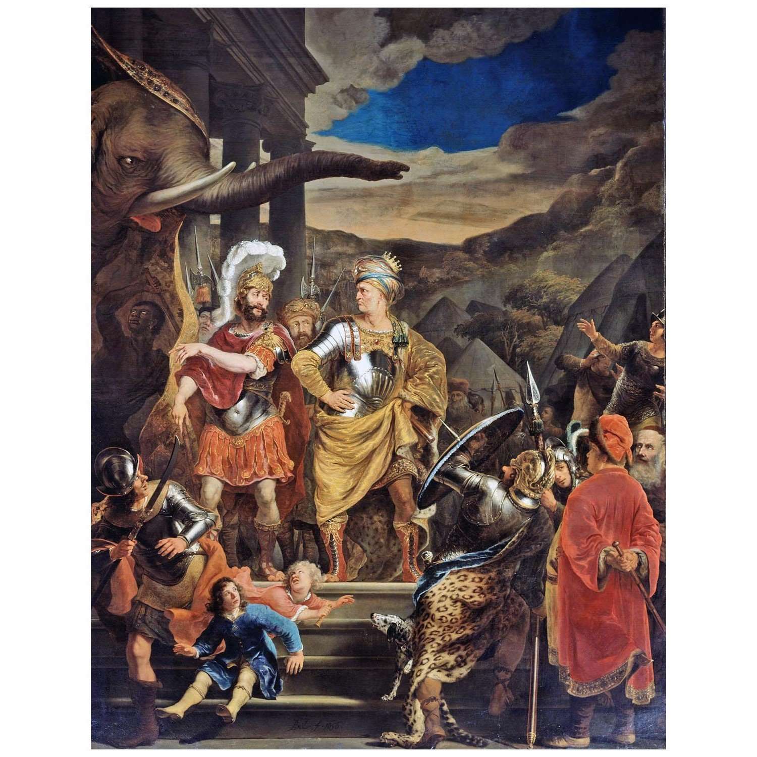  Ferdinand Bol. Fabritius and Pyrrhus. 1656. Royal Palace, Amsterdam