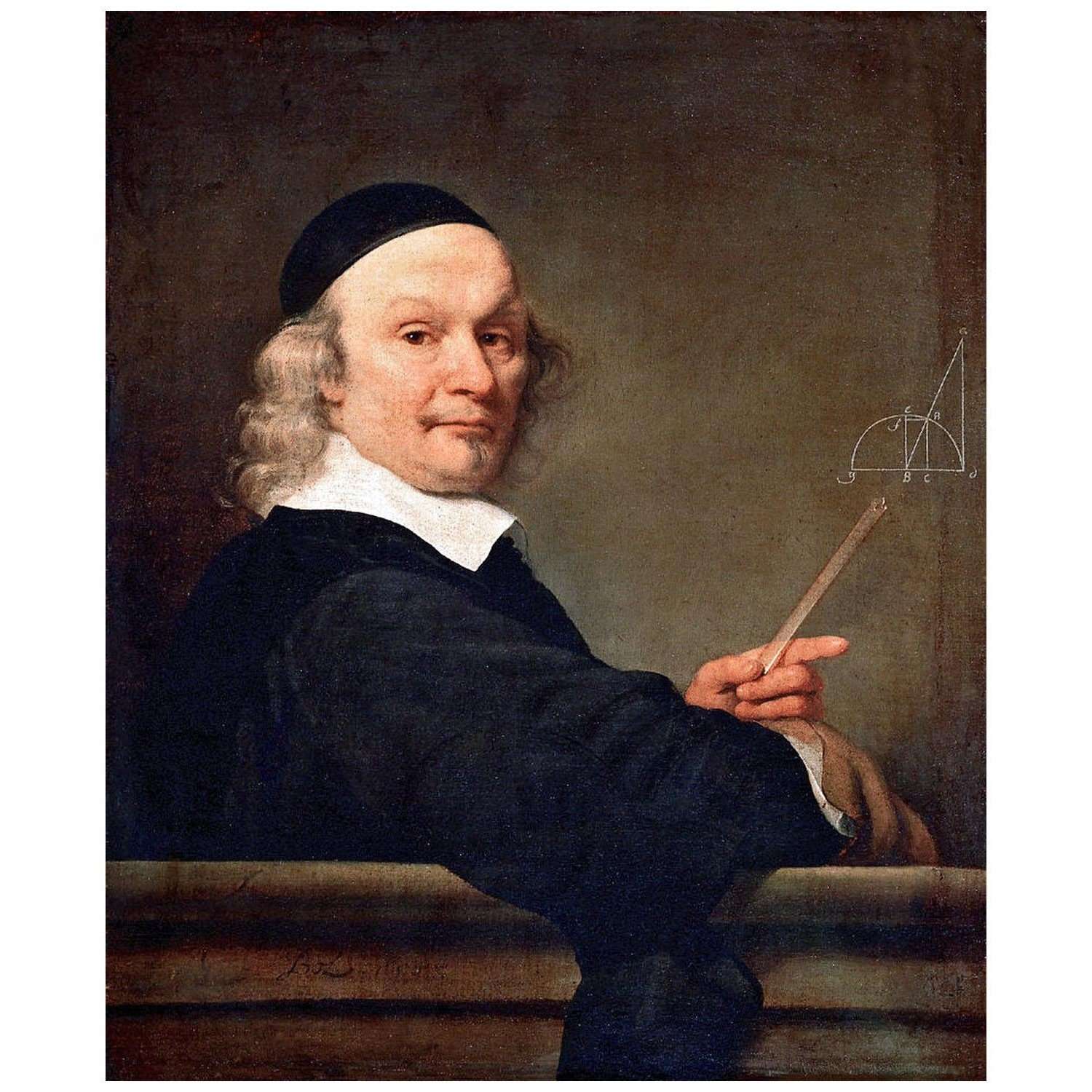  Ferdinand Bol. Portrait of a Mathematician. 1658. Musee du Louvre
