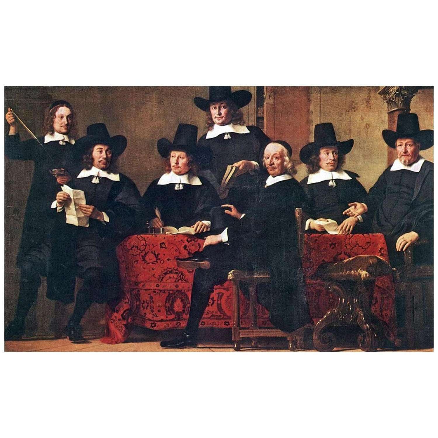  Ferdinand Bol. Governors of the Wine Merchant's Guild. 1663. Alte Pinakothek Munchen