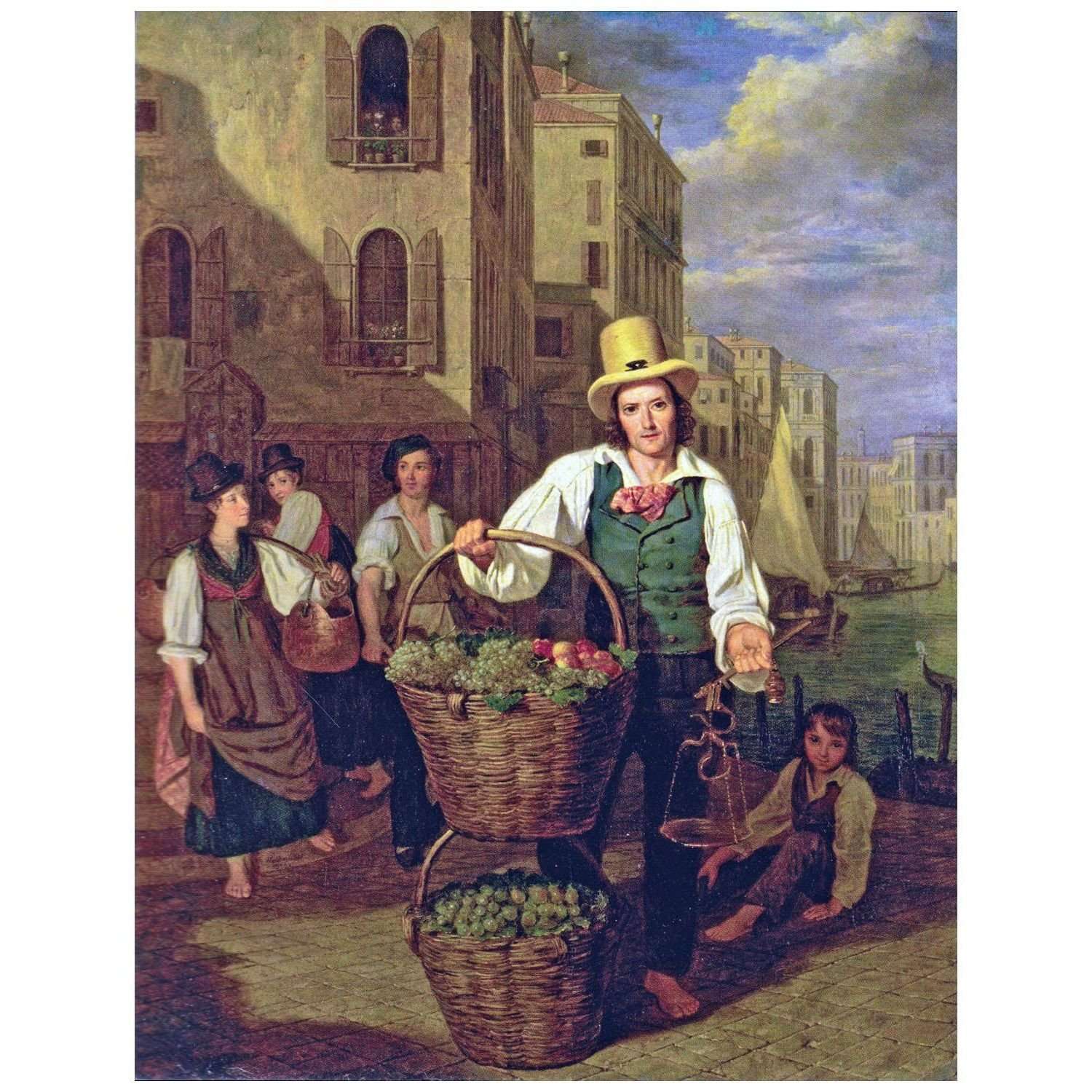   Ferdinand Waldm?ller. Obstverk?ufer. 1826. Wien Museum Karlsplatz