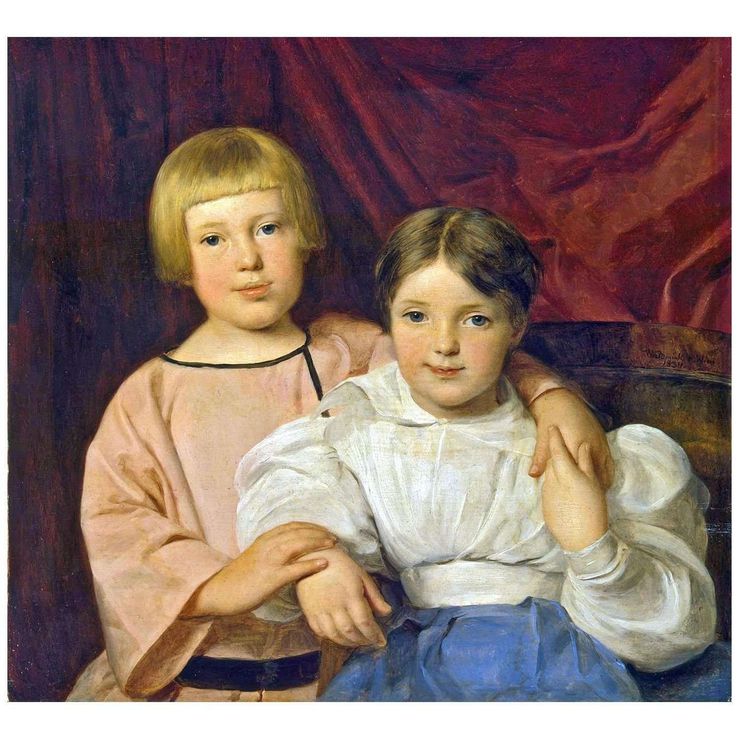   Ferdinand Waldm?ller. Die Kinder. 1834. Hermitage Museum