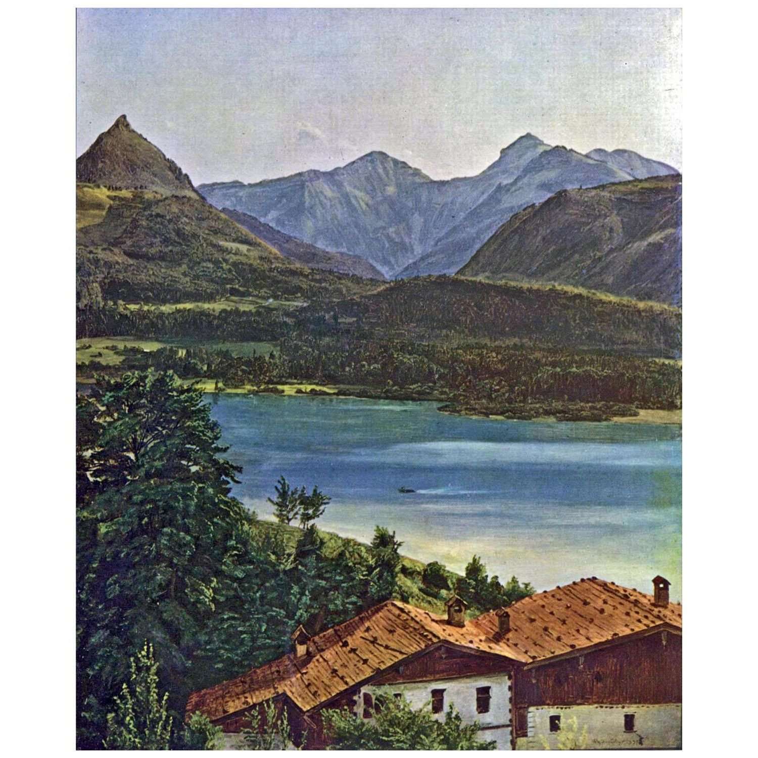  Ferdinand Waldm?ller. Wolfgangsee. 1835. Belvedere Wien
