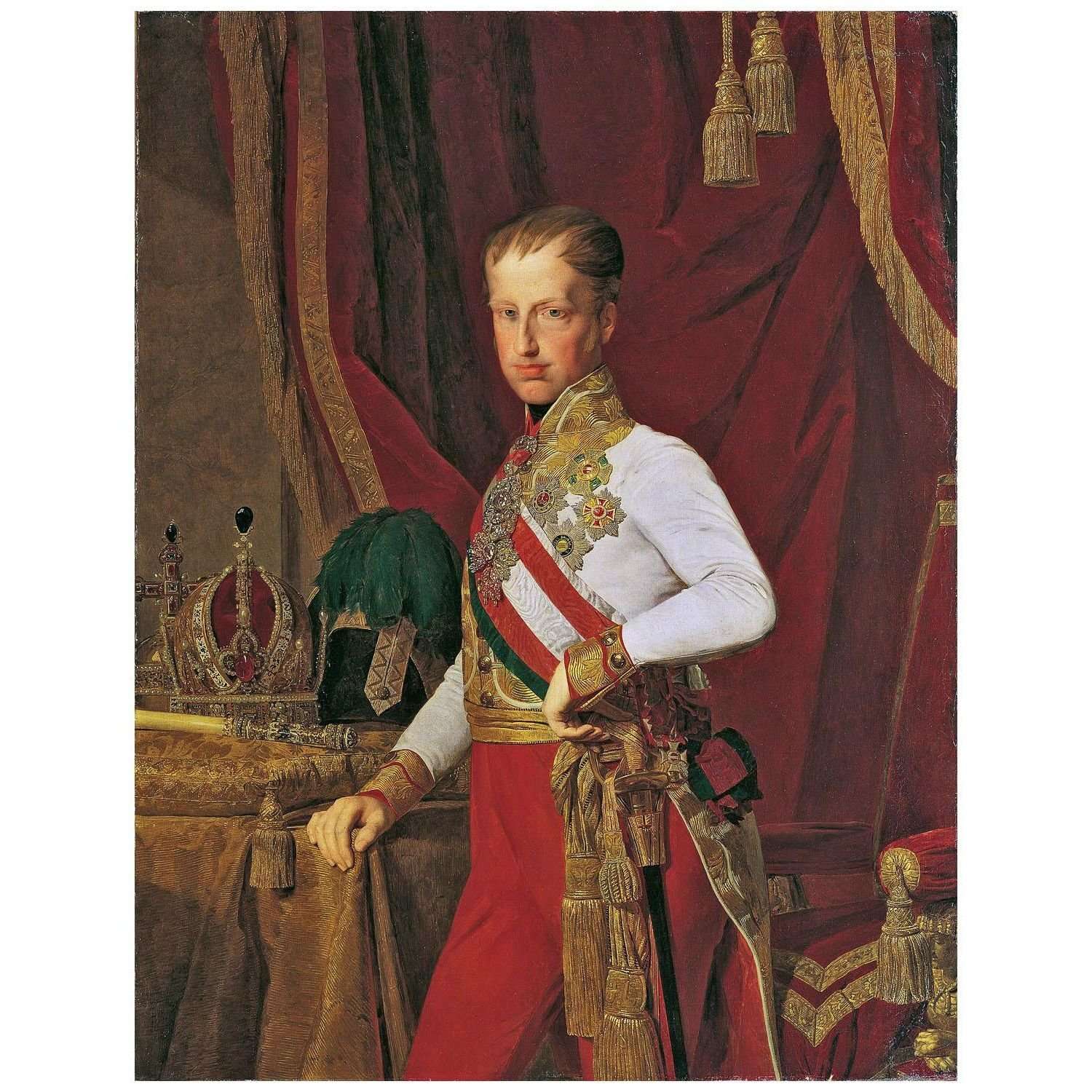   Ferdinand Waldm?ller. Kaiser Ferdinand I. 1839. Belvedere Wien