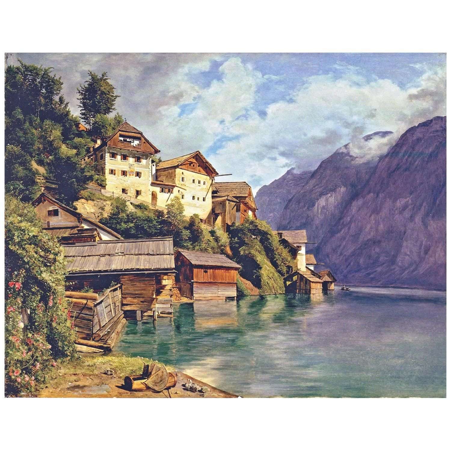  Ferdinand Waldm?ller. Hallstatt. 1839. Salzburg Museum