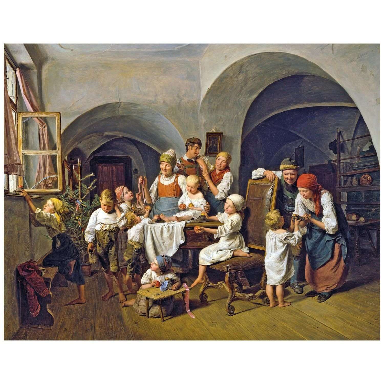   Ferdinand Waldm?ller. Christtsgsmorgen. 1844. KHM Wien