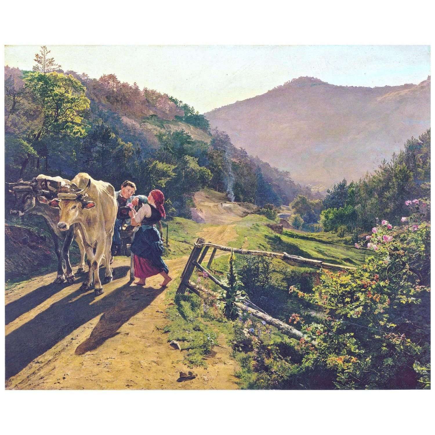   Ferdinand Waldm?ller. Die Rosenzeit. 1864. Wien Museum Karlsplatz
