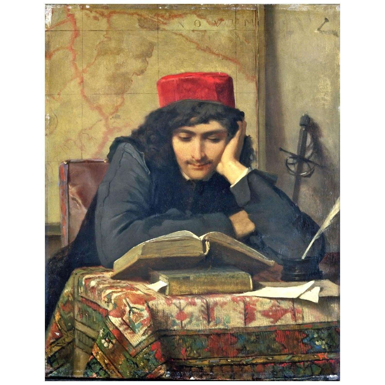  Ferdinand Heilbuth. Le Lecteur. 1856. Kunsthalle Hamburg