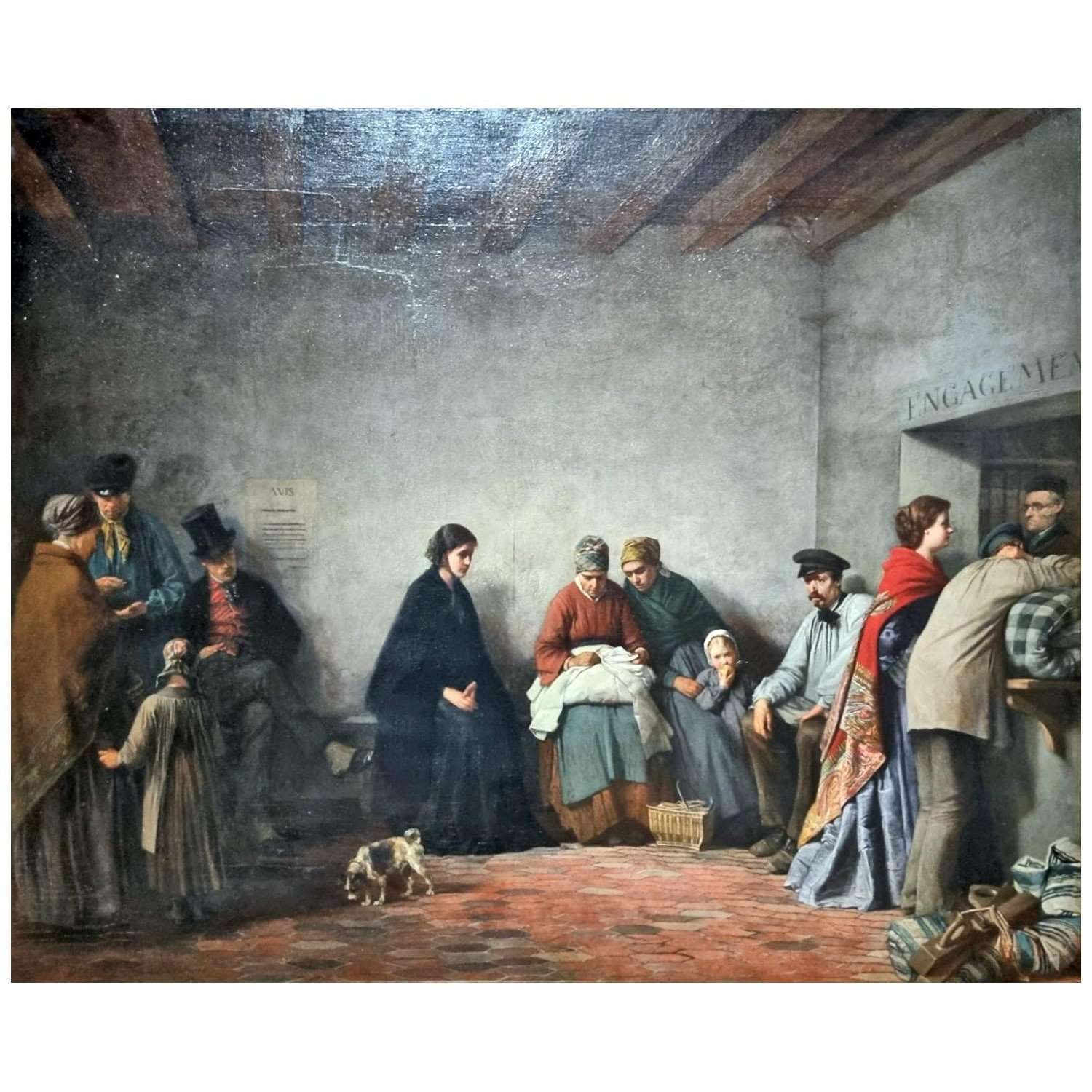  Ferdinand Heilbuth. Le mont de piete. 1861. MBA de Dijon