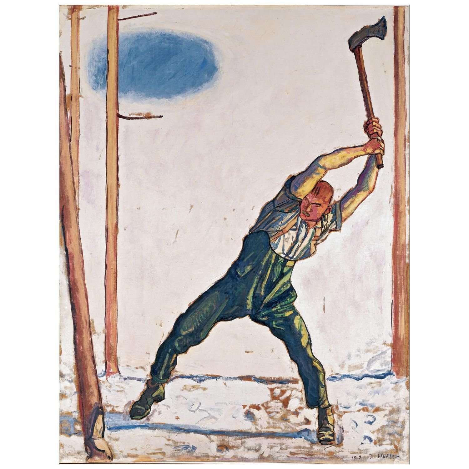  Ferdinand Hodler. Der Holzf?ller. 1908. Musee dOrsay Paris