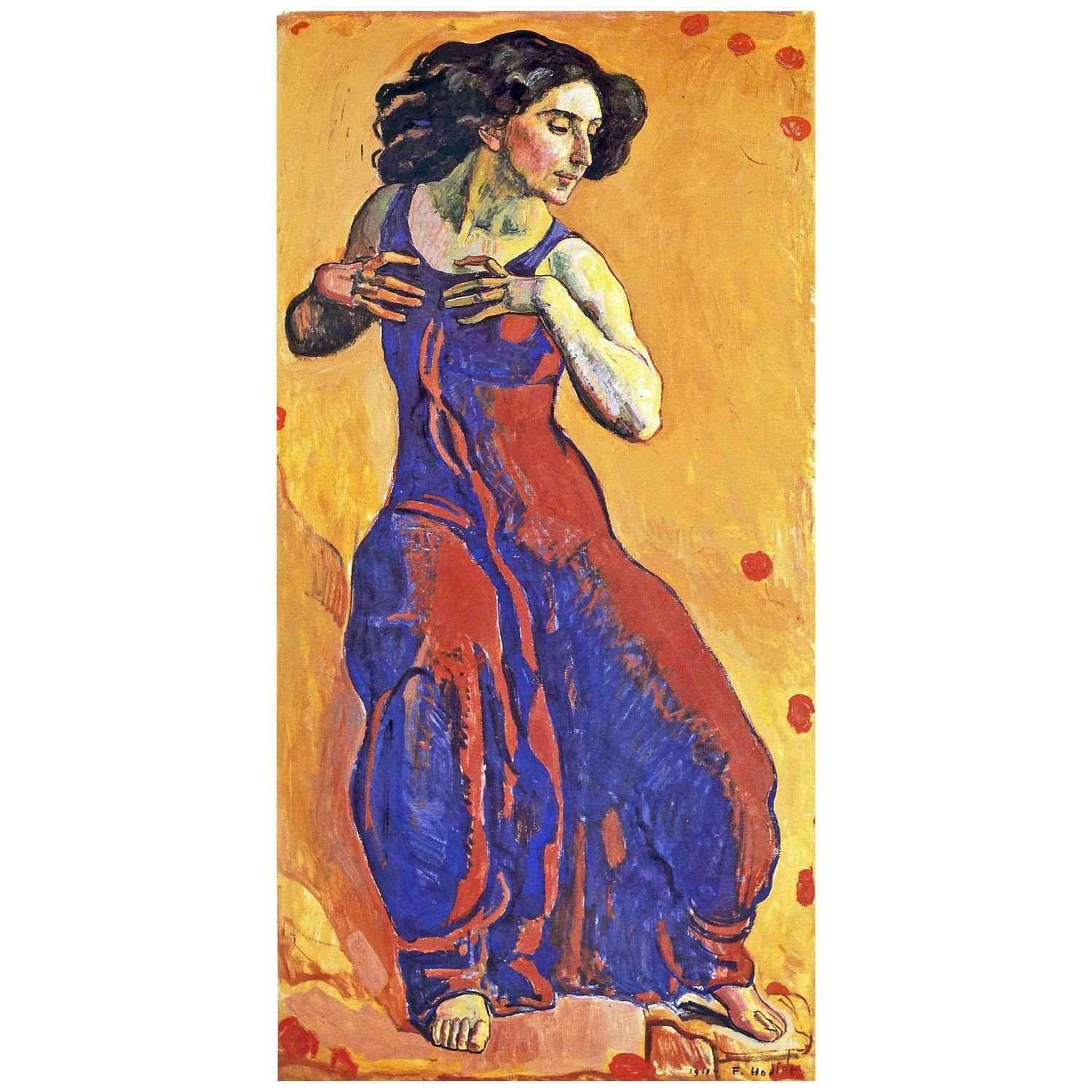  Ferdinand Hodler. Frau in Ekstase. 1911. Mus?e d'art de Gen?ve