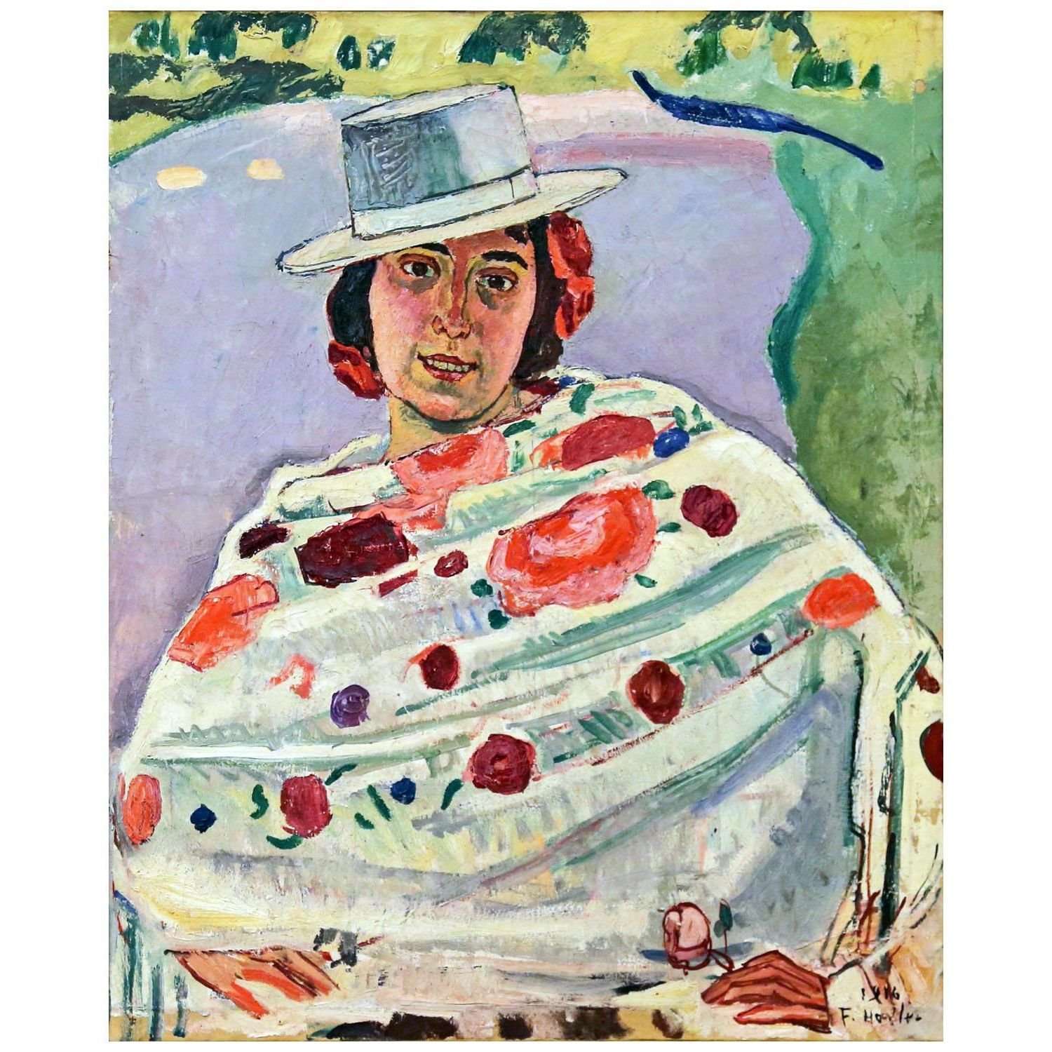  Ferdinand Hodler. Marguerite Couchet-Duparc. 1916. Mus?e d'art de Gen?ve