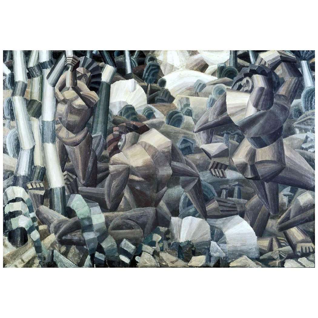  Fernand Leger. Nus dans la for?t. 1910. Kroller-Muller Museum, Netherlands