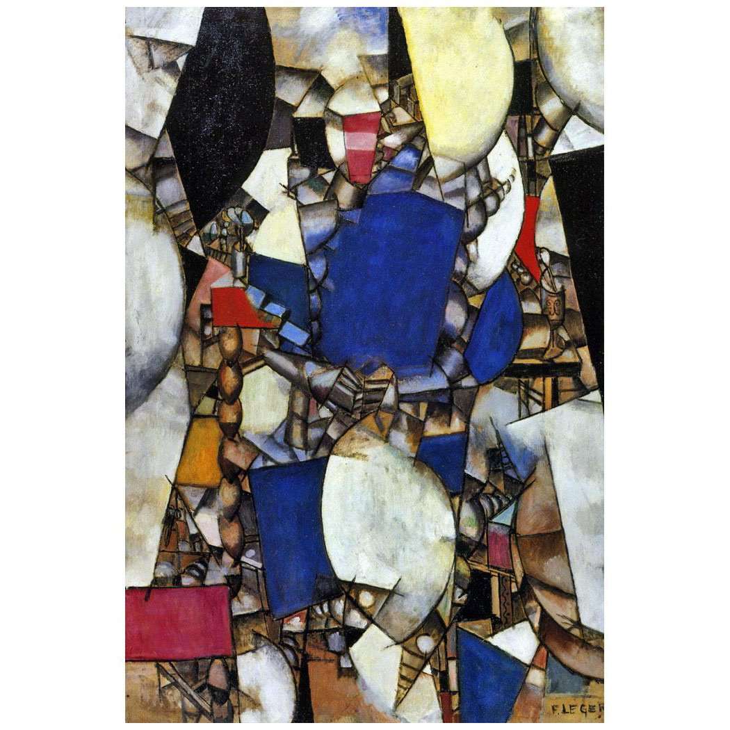  Fernand Leger. La Femme en Bleu. 1912. Kunstmuseum, Basel