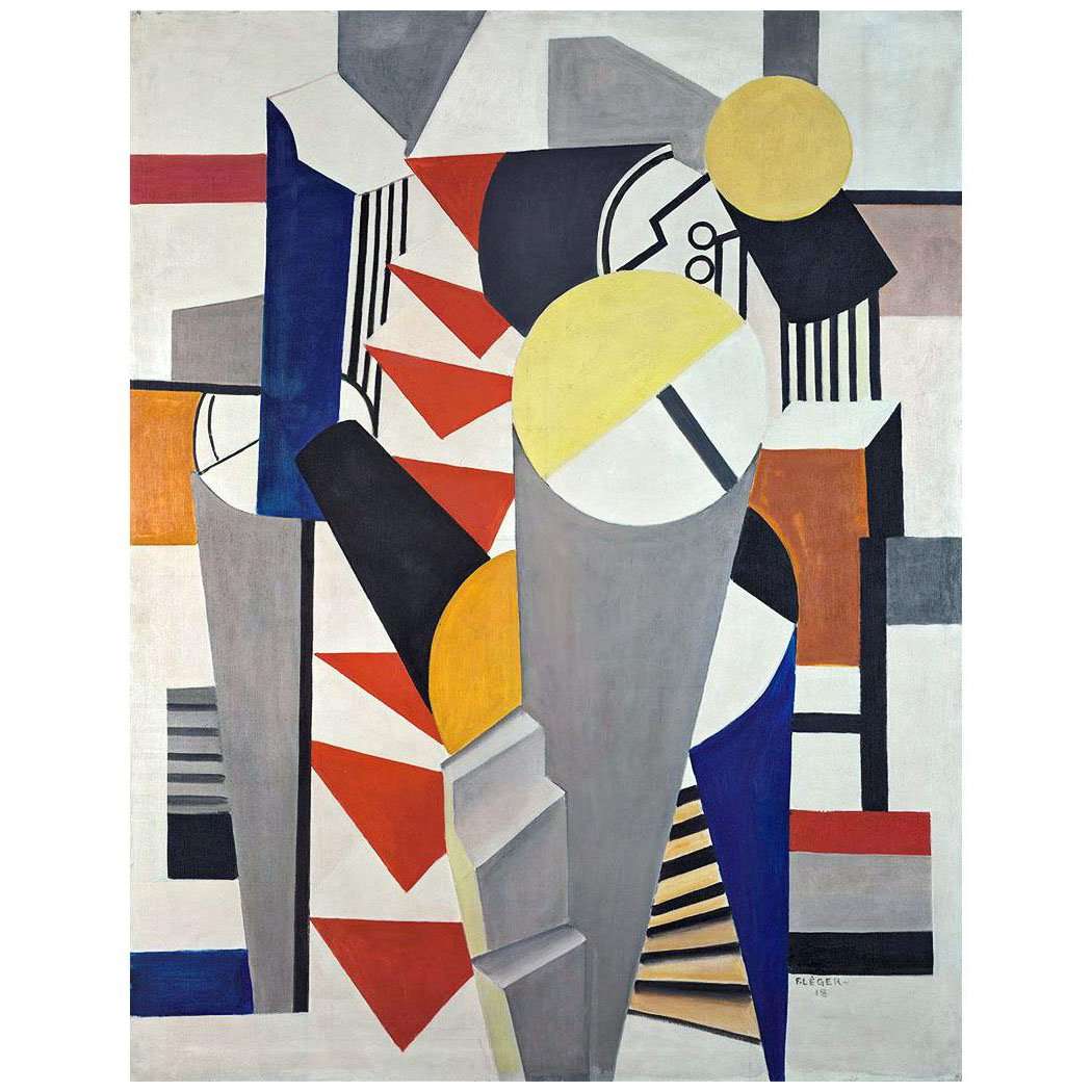  Fernand Leger. Composition. 1918. Pushkin Museum, Moscow