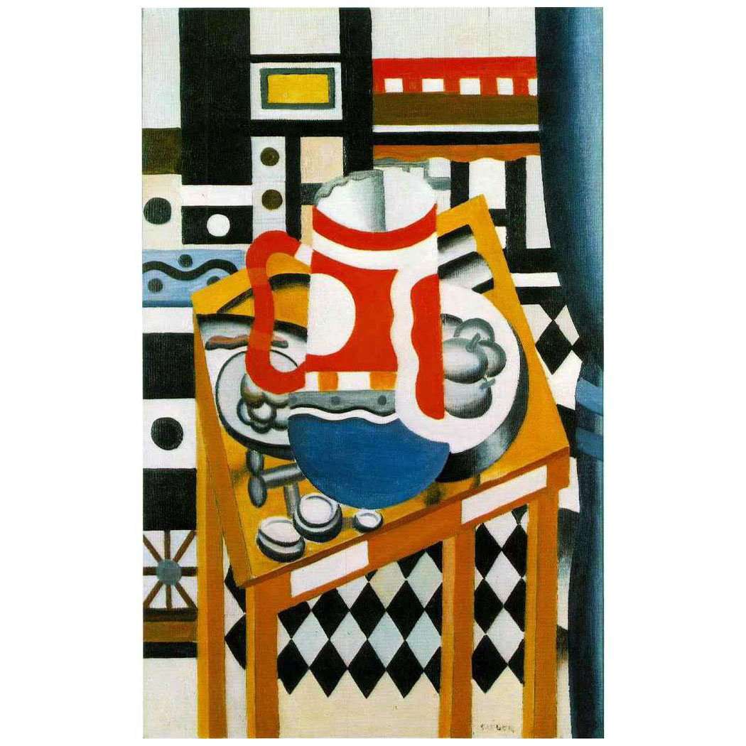  Fernand Leger. Nature morte avec une chope de bi?re. 1921. Tate Modern, London