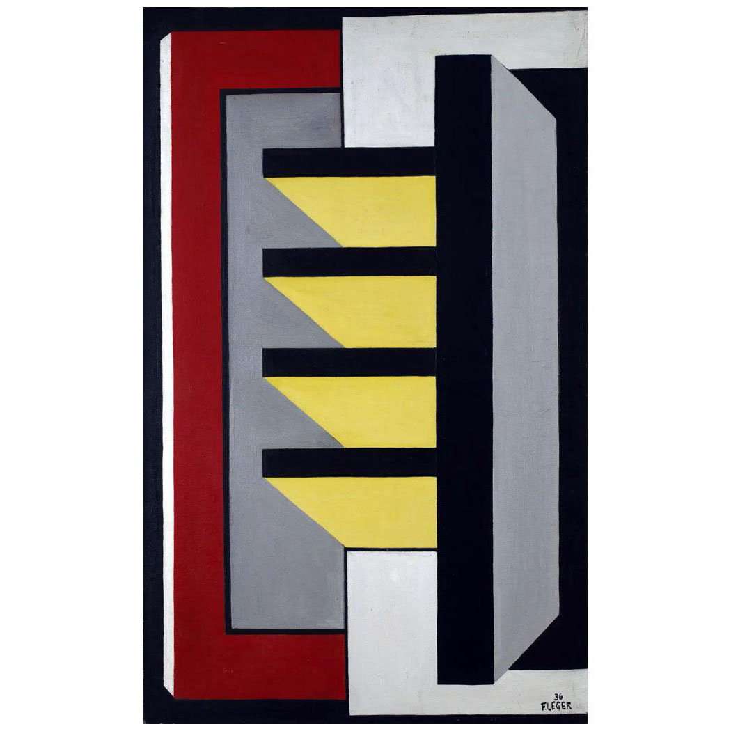  Fernand Leger. Peinture murale. 1926. Fernand Leger Museum, Biota