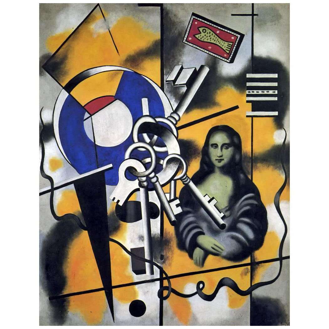  Fernand Leger. La Joconde aux cles. 1930. Fernand Leger Museum, Biota