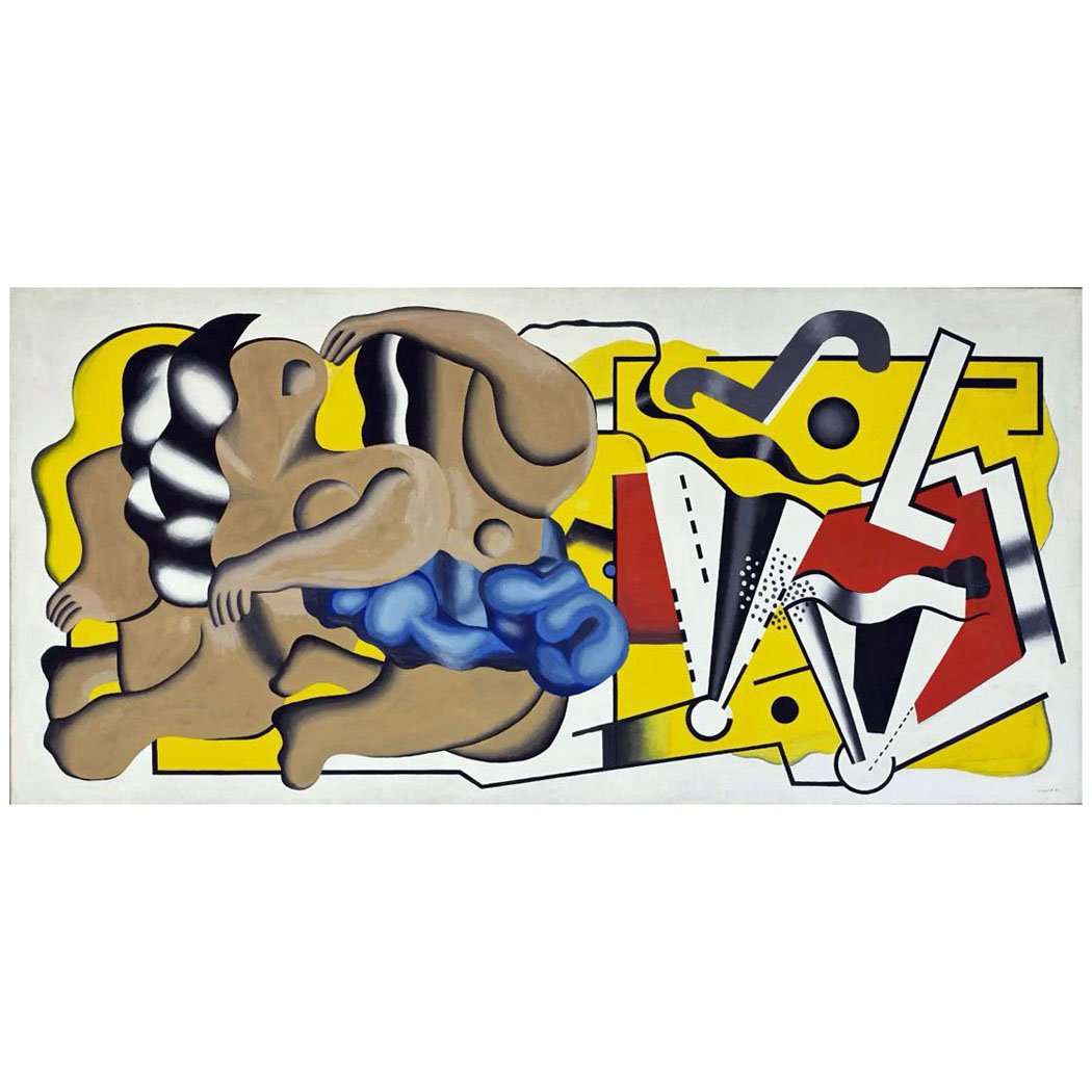  Fernand Leger. Composition, peinture murale. 1930. Beyeler Foundation, Basel