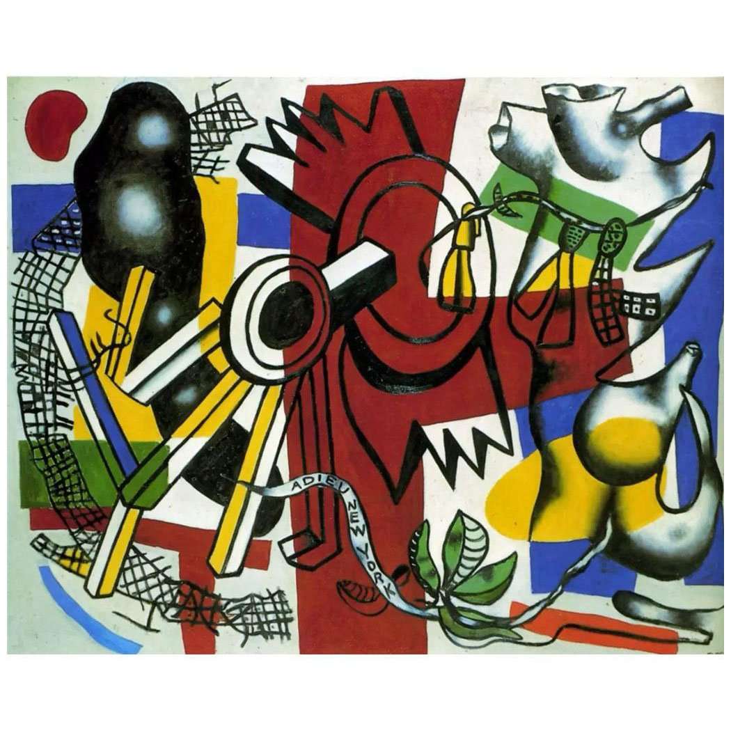  Fernand Leger. Adieu New York. 1946. Centre Pompidou, Paris