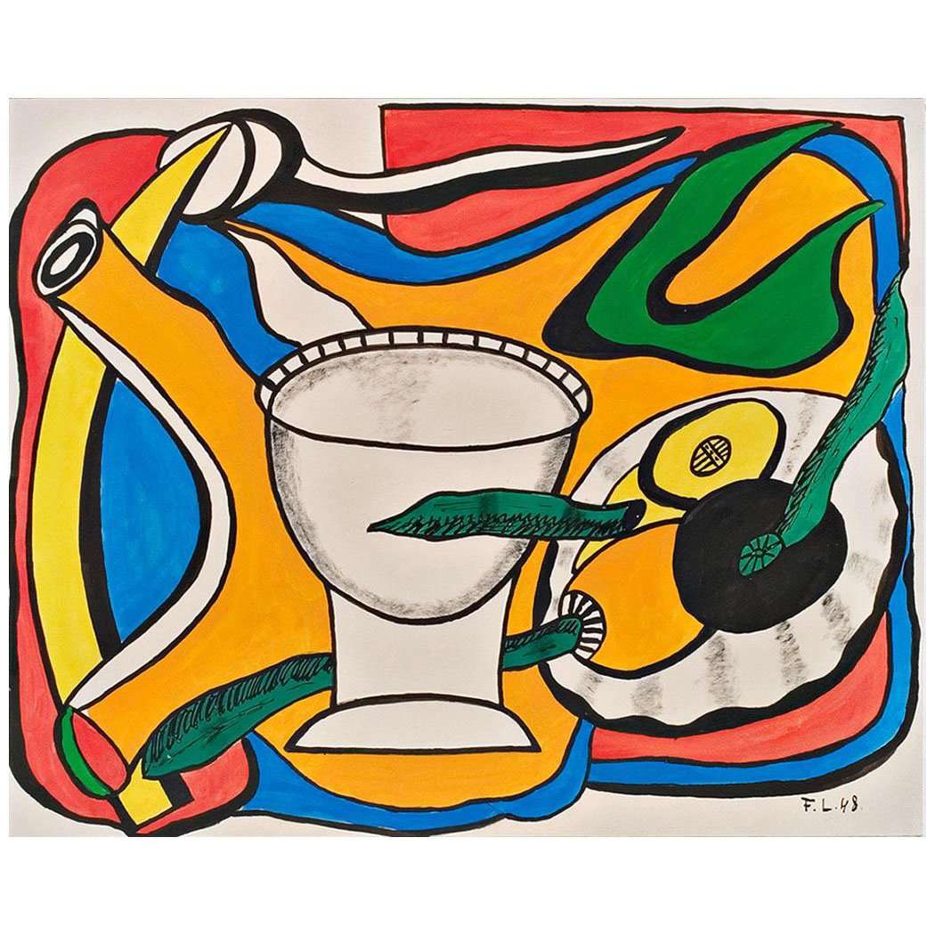  Fernand Leger. Nature morte a la coupe. 1948. Didrichsen Museum, Helsinki