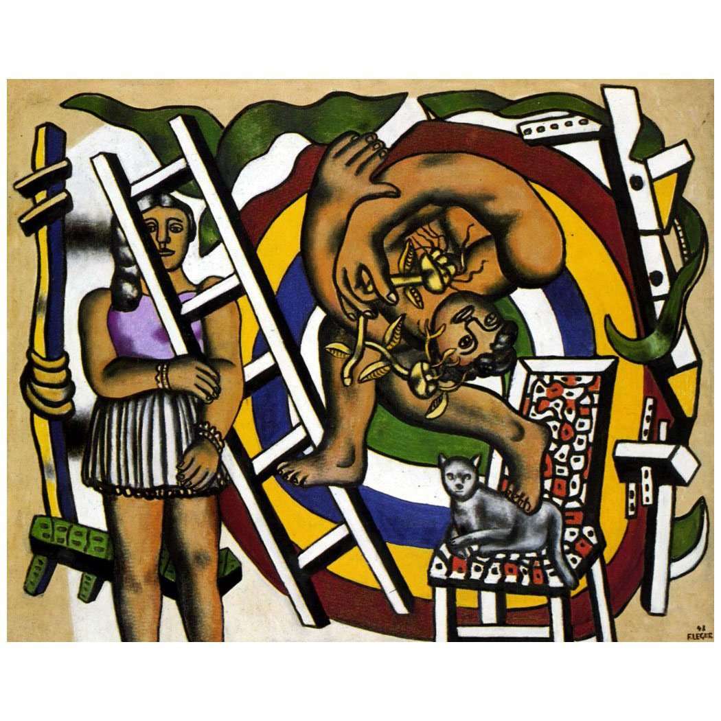  Fernand Leger. Lacrobate et son partnaire. 1948. Tate Britain, London