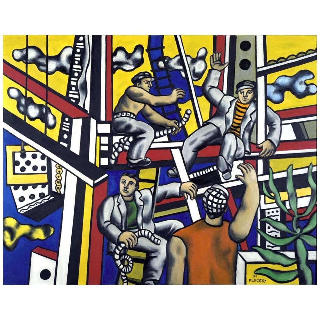  Fernand Leger. B?timent. 1951. Pushkin Museum, Moscow
